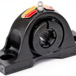 Sealmaster NP-23T Pillow Block Ball Bearing, Non-Expansion Type, Normal-Duty, Regreasable, Skwezloc Collar, Felt Seals, Cast Iron Housing, 1-7/16" Bore, 1-7/8" Base to Center Height, 5" Bolt Hole Spacing Width-0